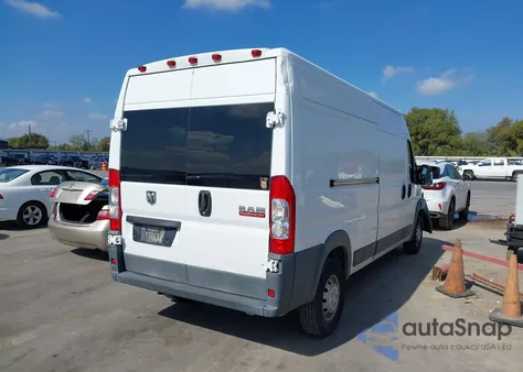2017 Ram Promaster 2500 High Roof 159 Wb из США, поврежденный, VIN 3C6TRVDG8HE515149
